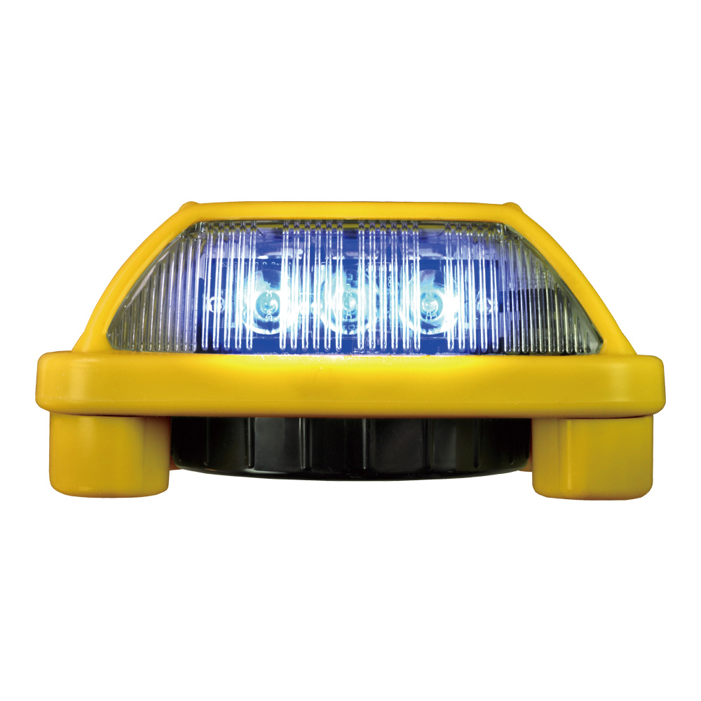 【電池式LED表示灯】 VK16H-004H3B＜ニコハザード＞【３面発光・青色】 VK16H型