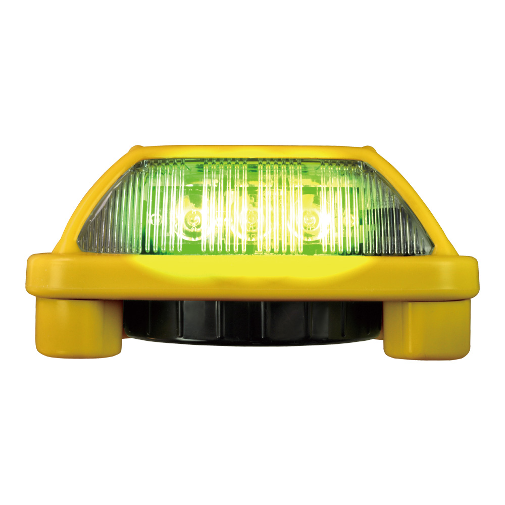 【電池式LED表示灯】 VK16H-004H3G＜ニコハザード＞【３面発光・緑色】 VK16H型