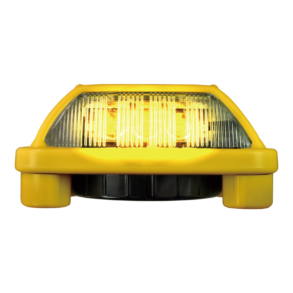 【電池式LED表示灯】 VK16H-004F3Y＜ニコハザード・ファブ＞【３面発光＋ブザー音・黄色】 VK16H型