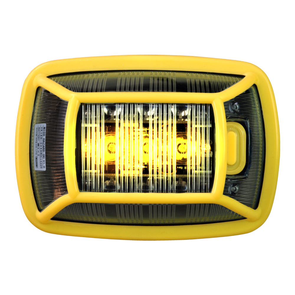 【電池式LED表示灯】 VK16H-004H1Y＜ニコハザード＞【１面発光・黄色】 VK16H型